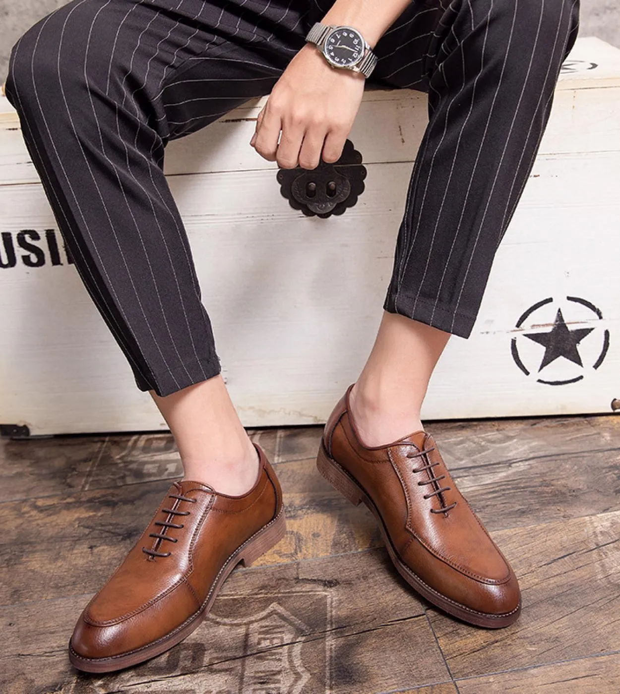 0 Casual Pu Leather Shoes Uomo Black Men Dress Shoes Maschio Oxford Calzature Mocassini Uomo Scarpe da festa Uomo di alta qualit