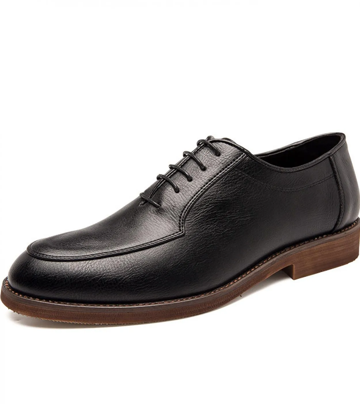 0 Casual Pu Leather Shoes Uomo Black Men Dress Shoes Maschio Oxford Calzature Mocassini Uomo Scarpe da festa Uomo di alta qualit