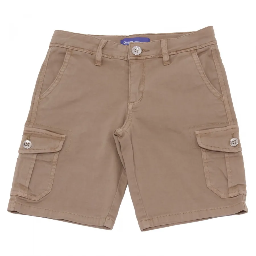 4915AB bermuda bimbo BOY GAUDI' light brown shorts kid