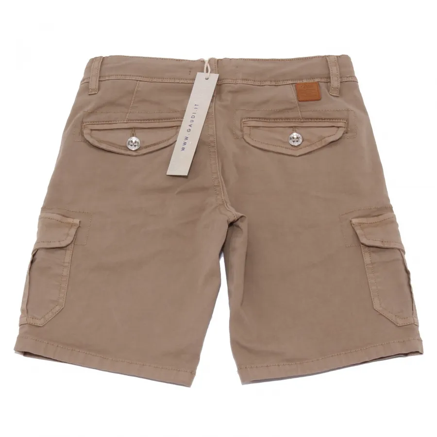 4915AB bermuda bimbo BOY GAUDI' light brown shorts kid