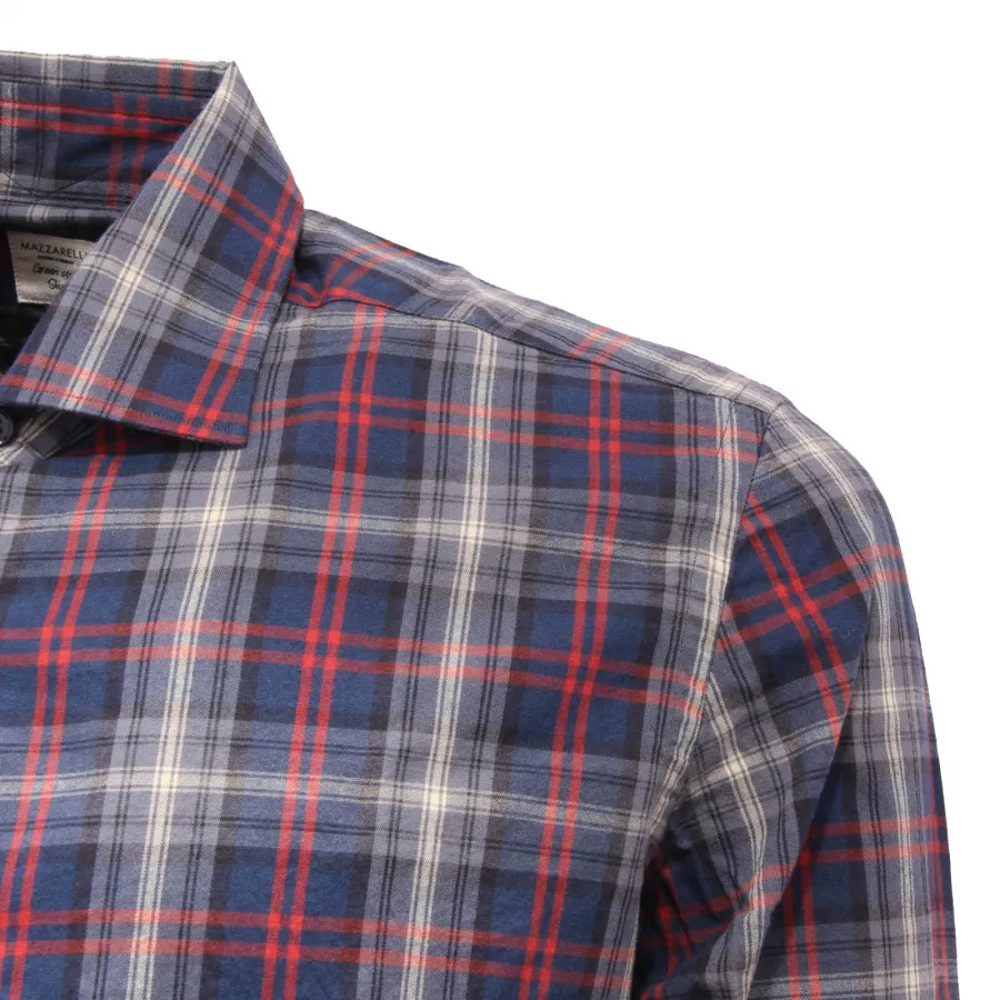6206AP camicia uomo MAZZARELLI SLIM man shirt