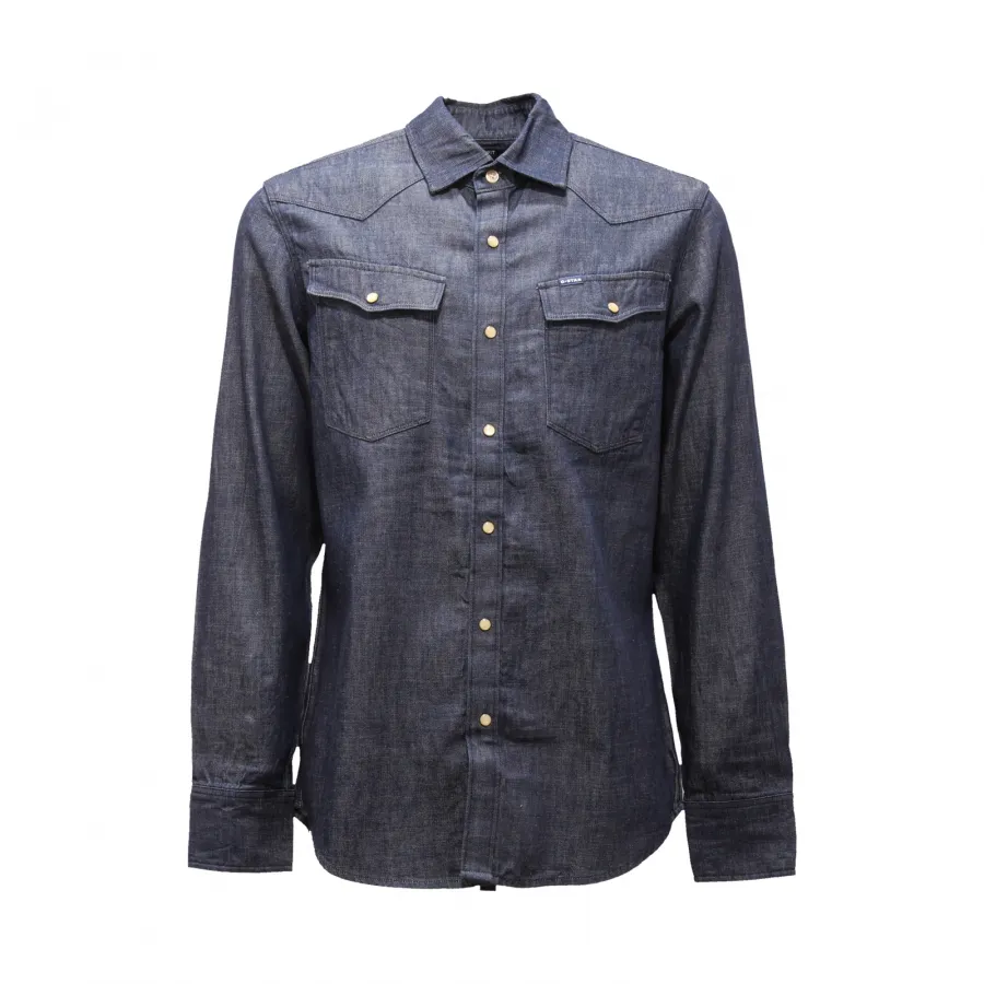 6999AQ camicia uomo G-STAR RAW SLIM FIT man denim shirt