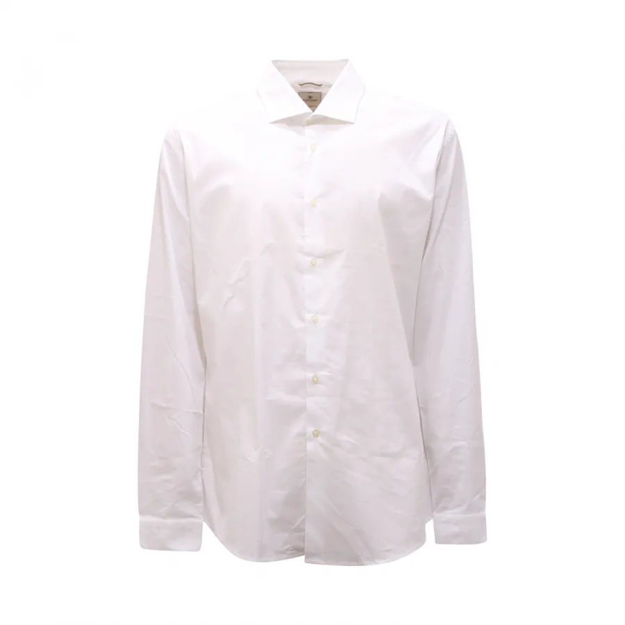 9597AQ camicia uomo PORTOFIORI SLIM man shirt white
