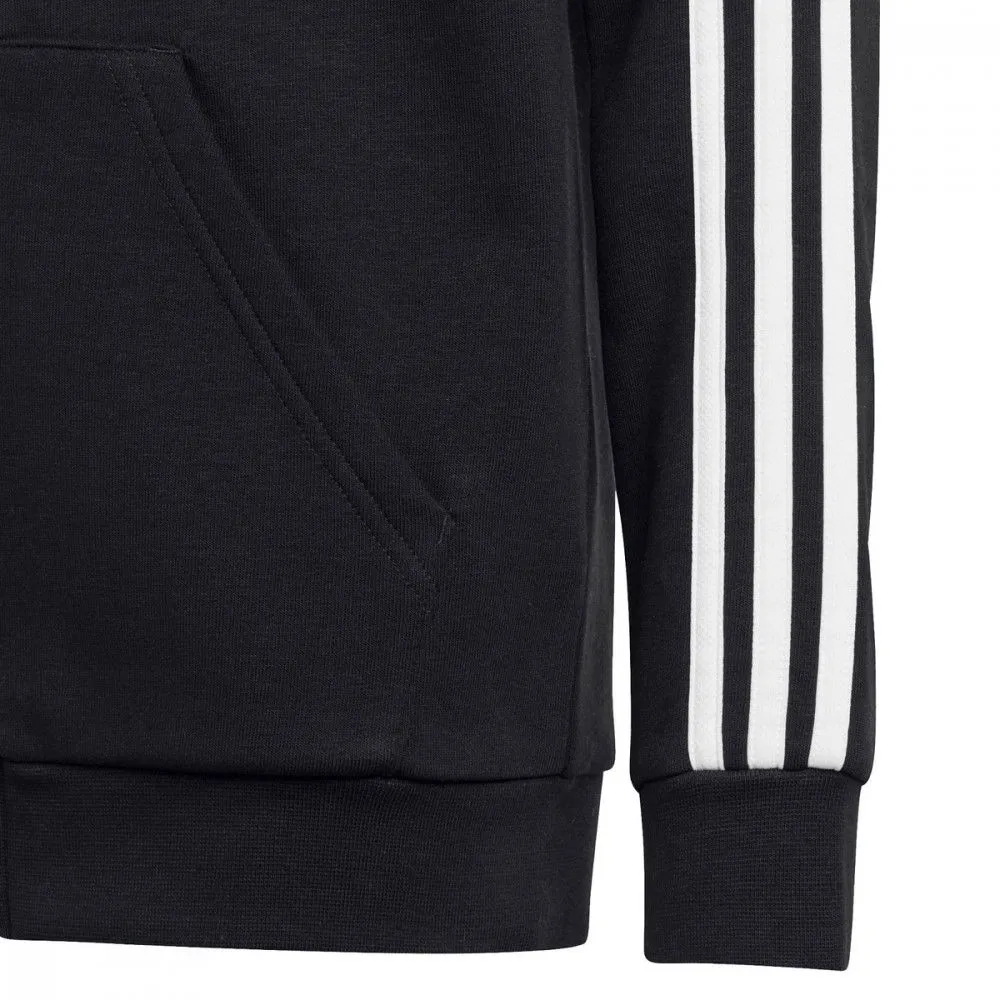 ADIDAS FELPA FULL ZIP CON CAPPUCCIO 3 STRIPES BAMBINO