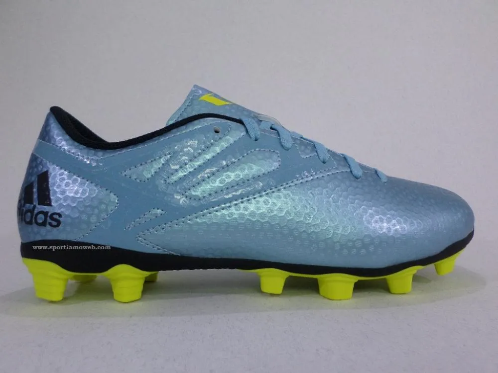 Adidas men's football boot Messi 15.4 FxG B23944 light blue