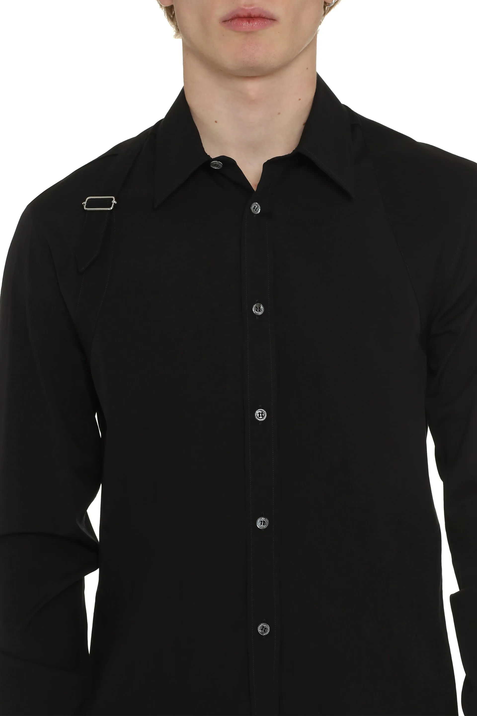 Alexander McQueen Camicia in popeline di cotone