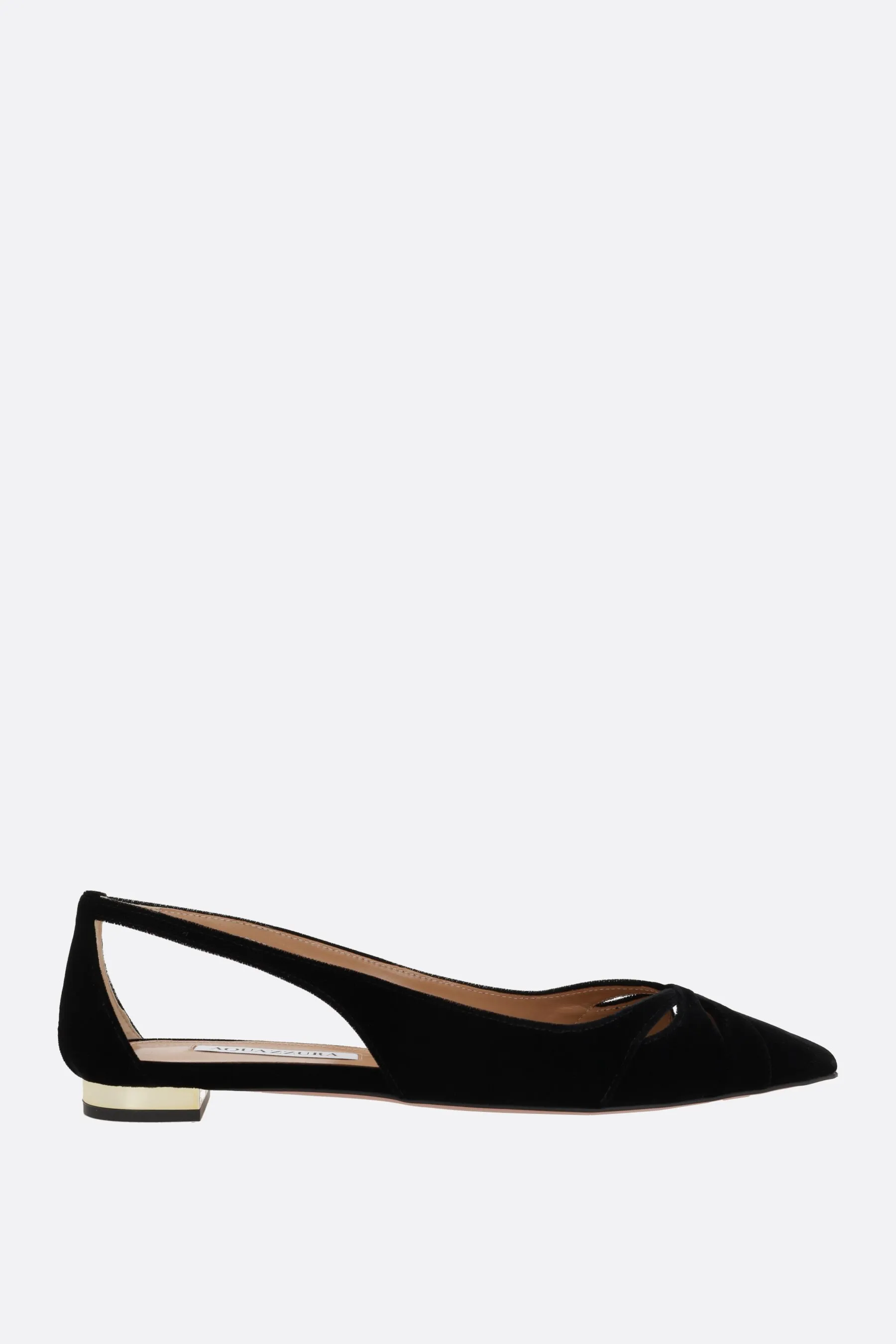  AQUAZZURA ballerina Moves in velluto 