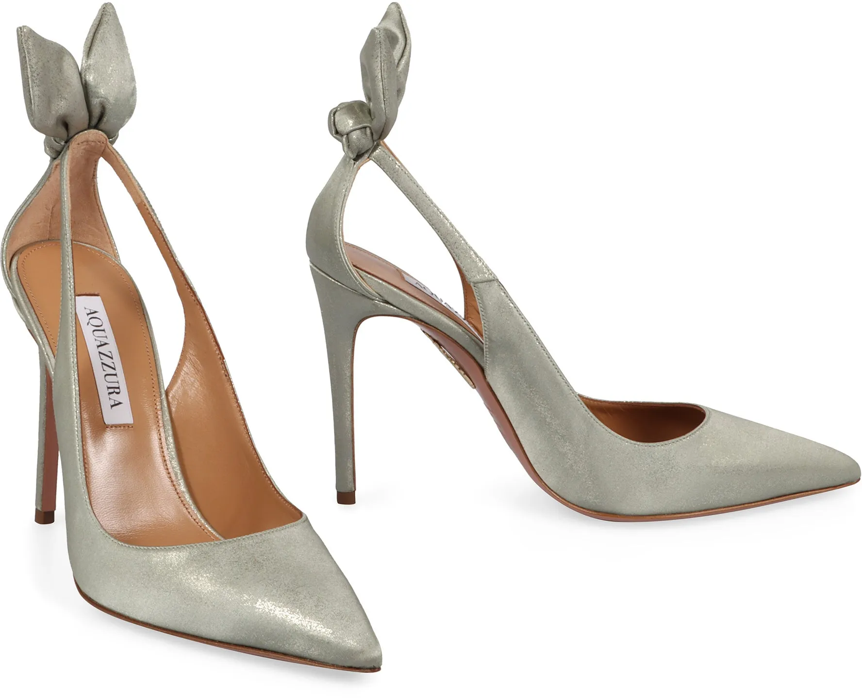 Aquazzura Décolleté Bow Tie in pelle