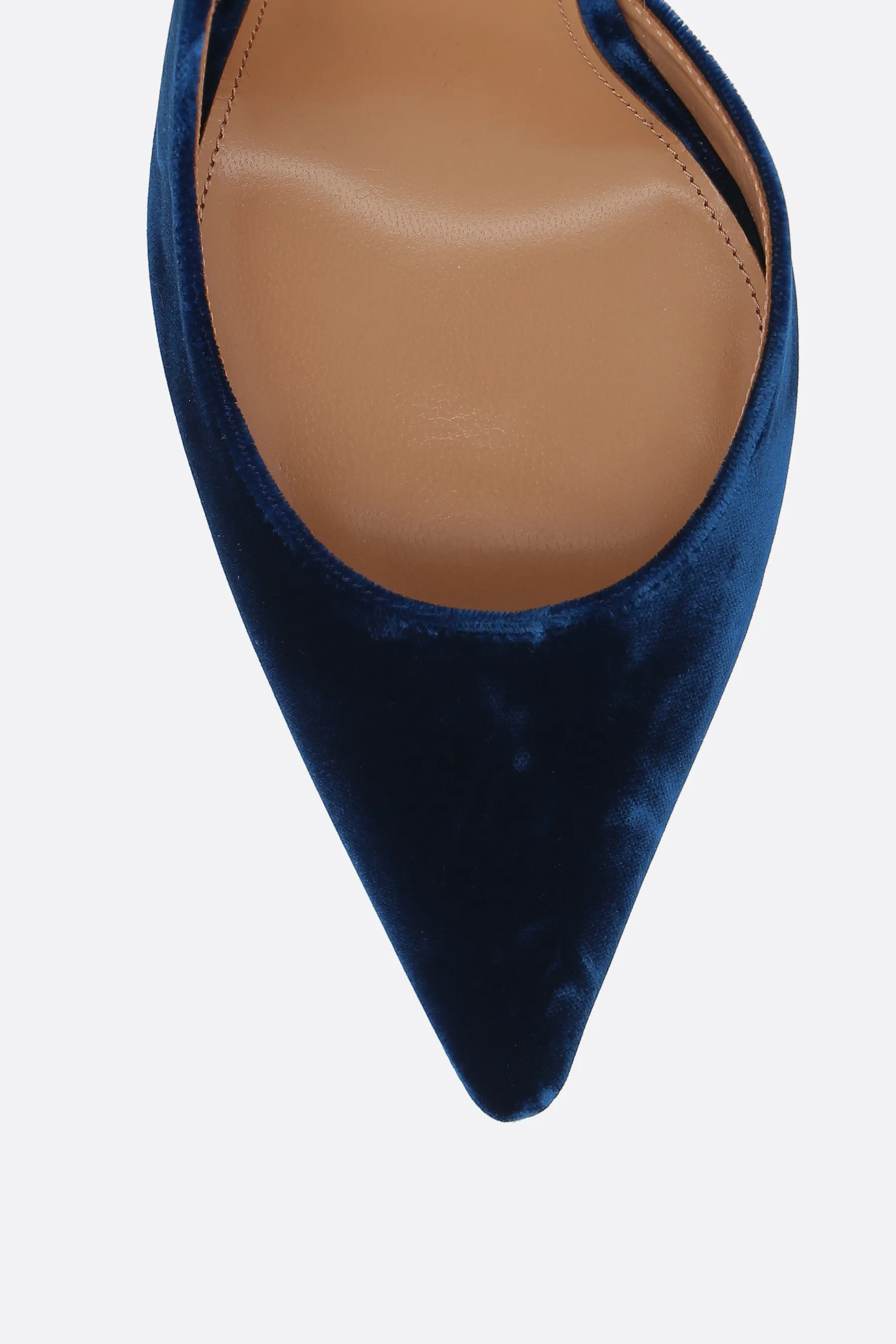  AQUAZZURA décolleté Very Bow Tie in velluto 
