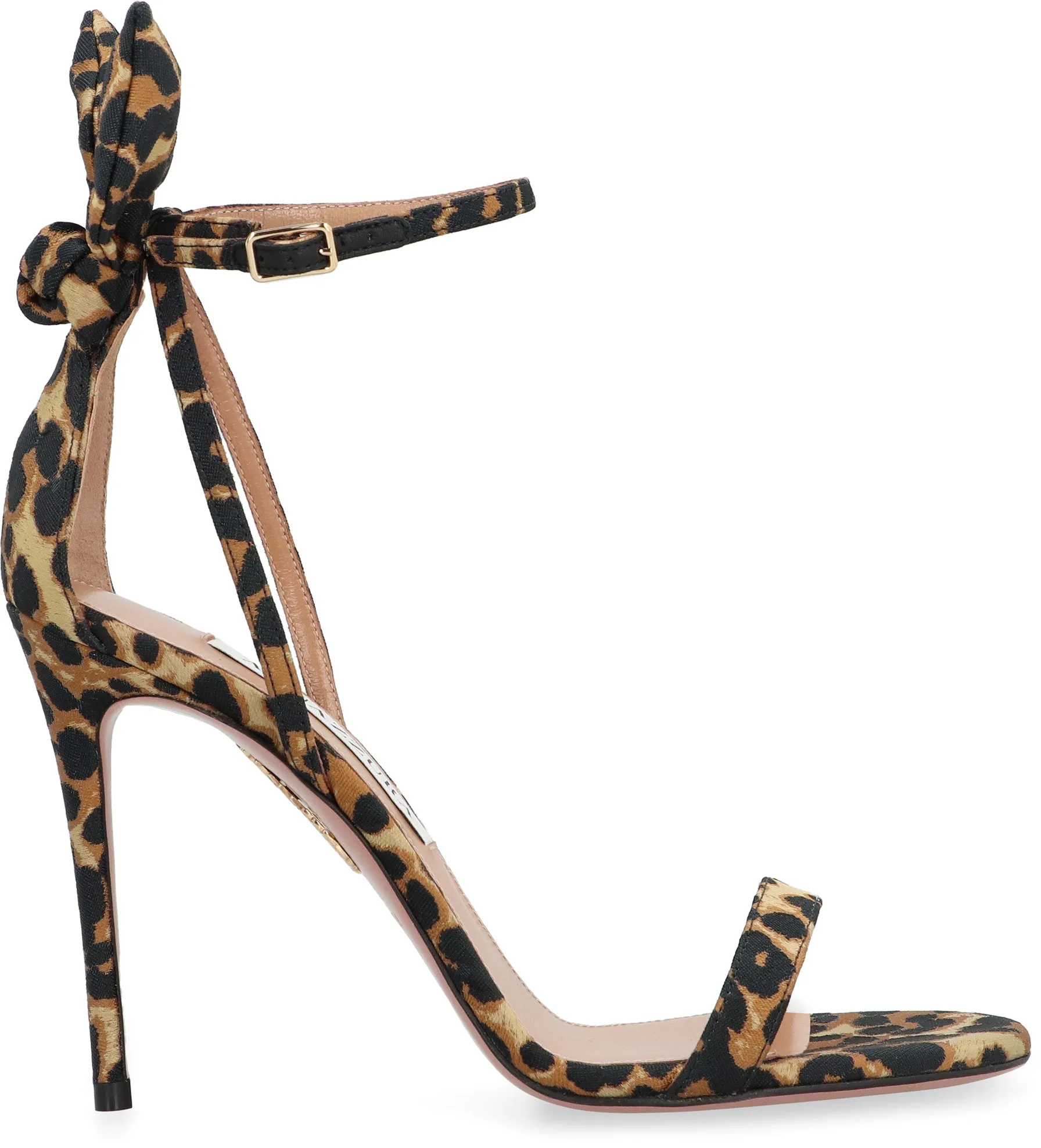 Aquazzura Sandali Bow Tie in raso