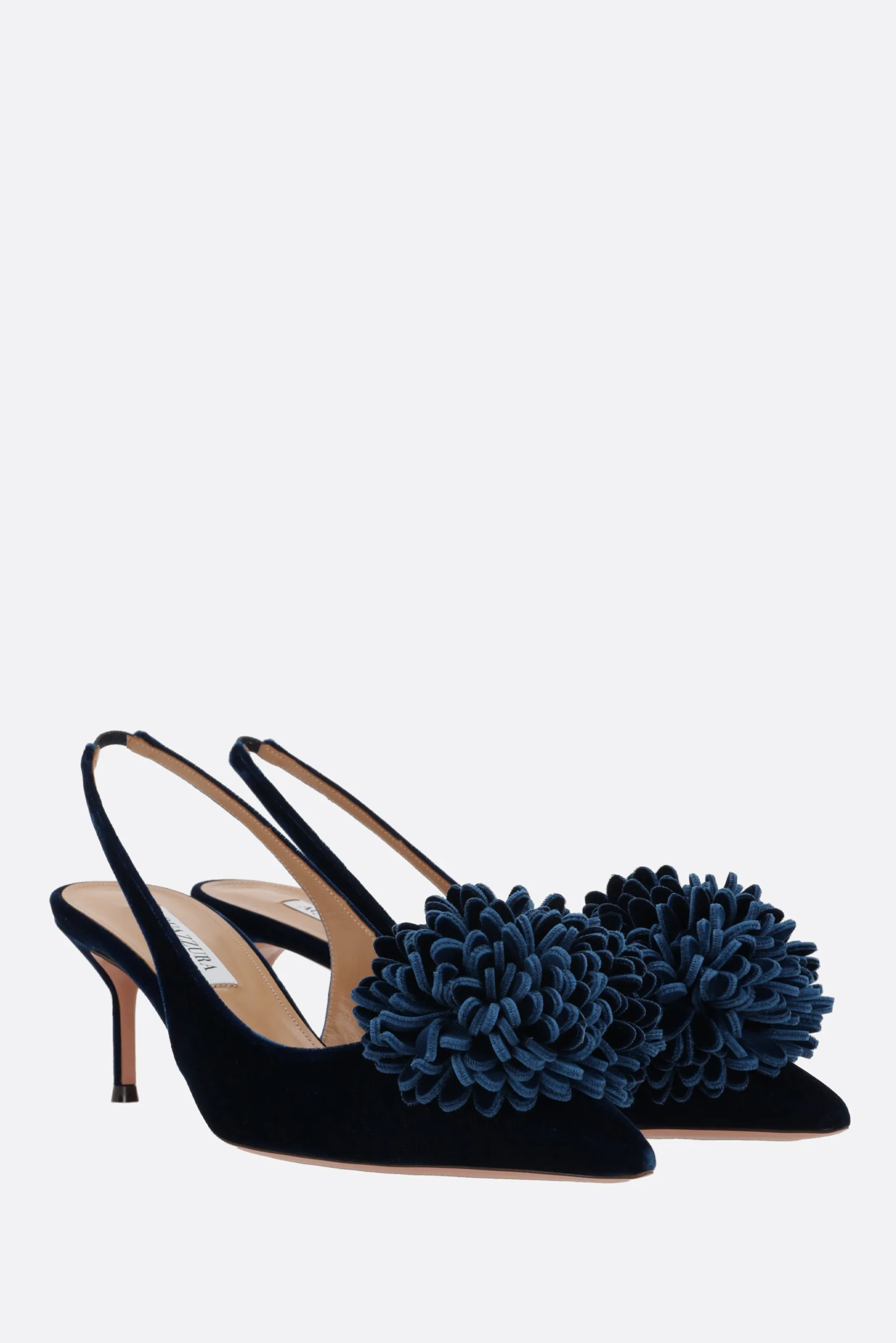  AQUAZZURA slingback Couturier in velluto 