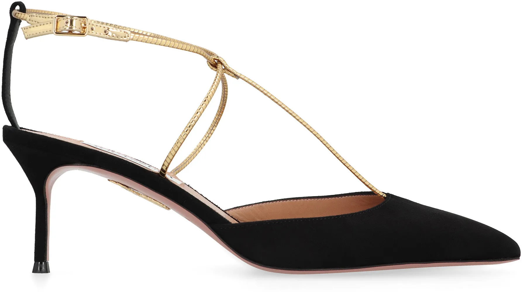 Aquazzura Slingback Roman Romance in suede