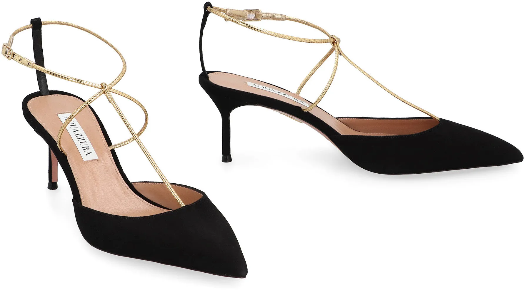 Aquazzura Slingback Roman Romance in suede