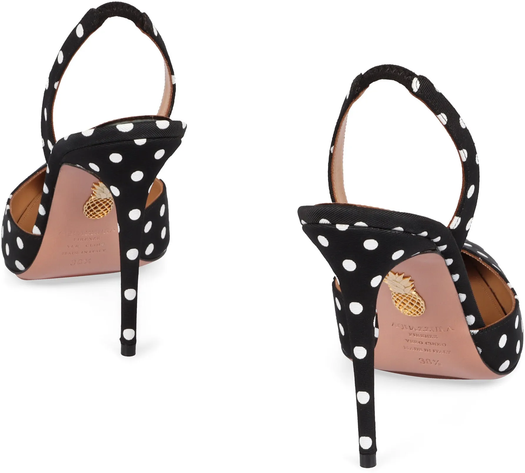 Aquazzura Slingback So Nude in tessuto