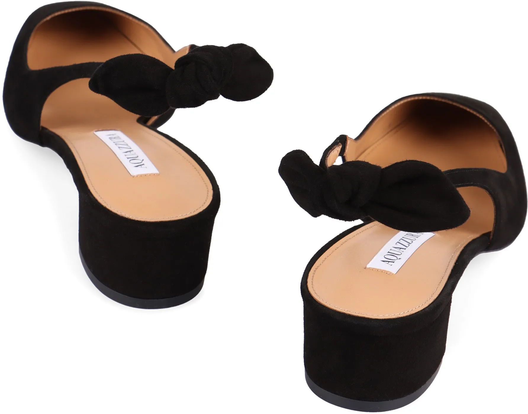 Aquazzura Slingback Very Bow Tie in pelle