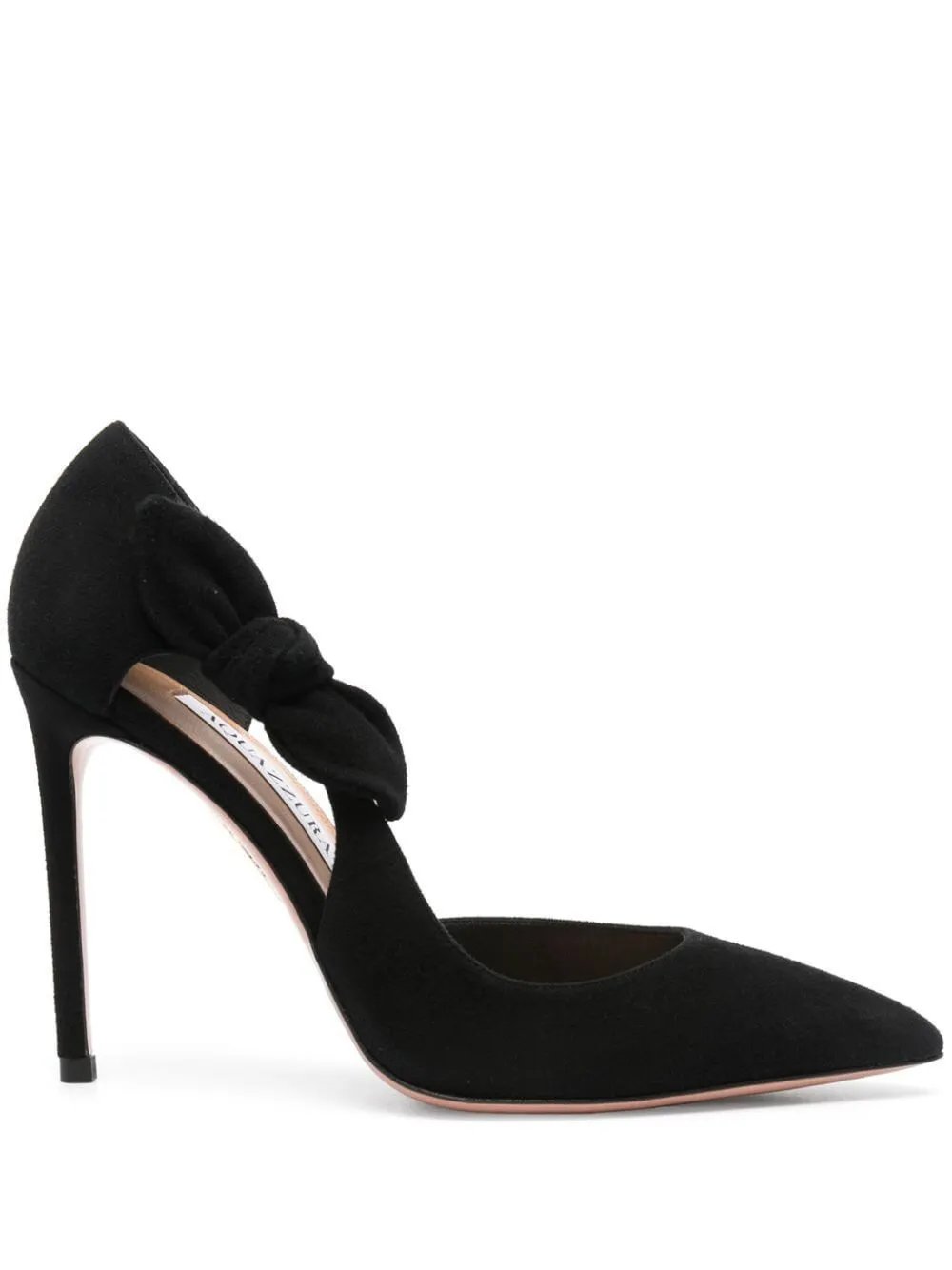AQUAZZURA VERY BOW TIE PUMP 105