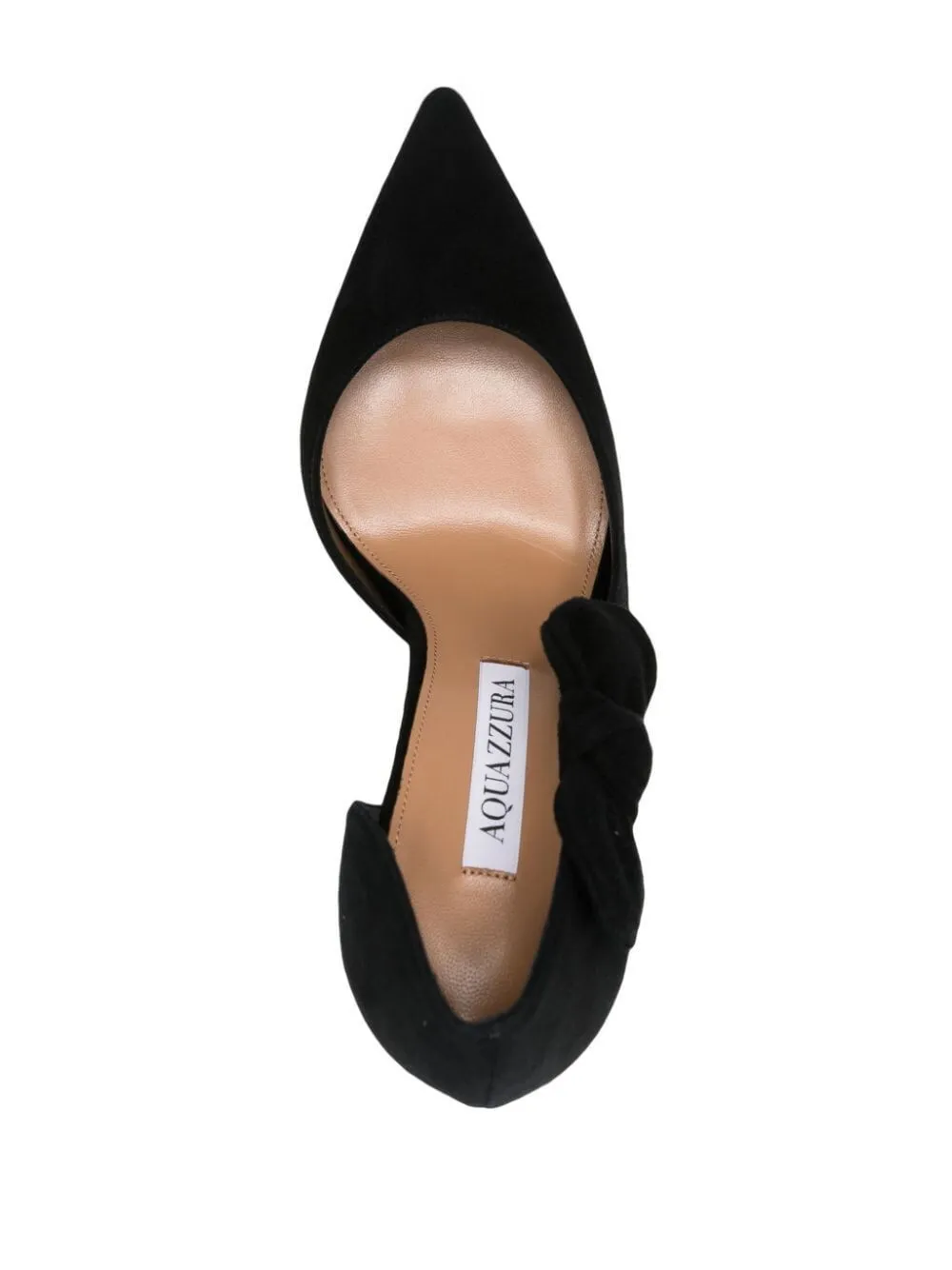 AQUAZZURA VERY BOW TIE PUMP 105