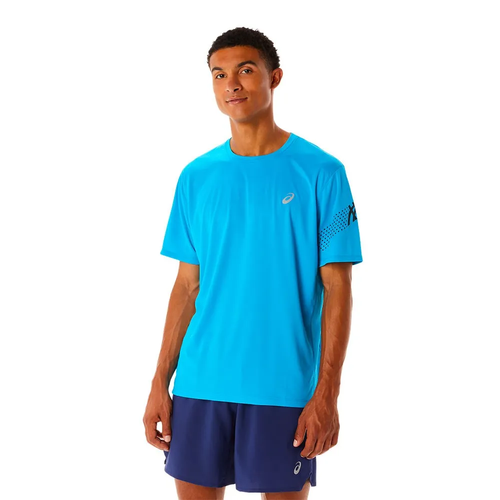 Asics Maglia Running Mm Icon Blue Uomo