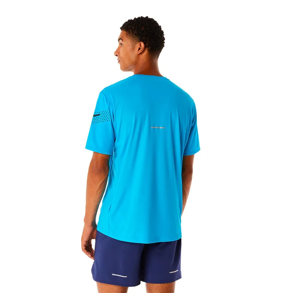 Asics Maglia Running Mm Icon Blue Uomo
