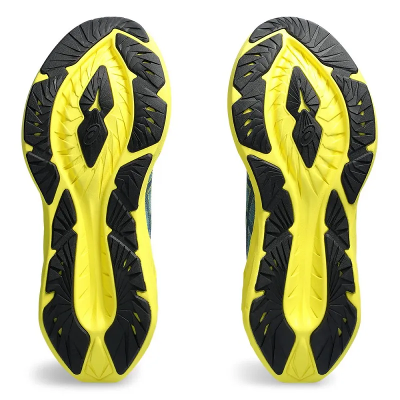 Asics Novablast 4 Blu Verde Giallo - Scarpe Running Uomo