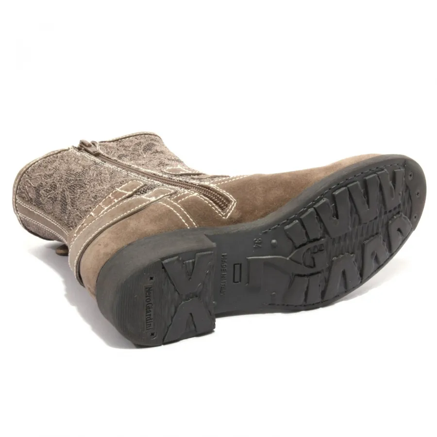 B1824 biker NERO GIARDINI stivaletti bimba boots shoes kids