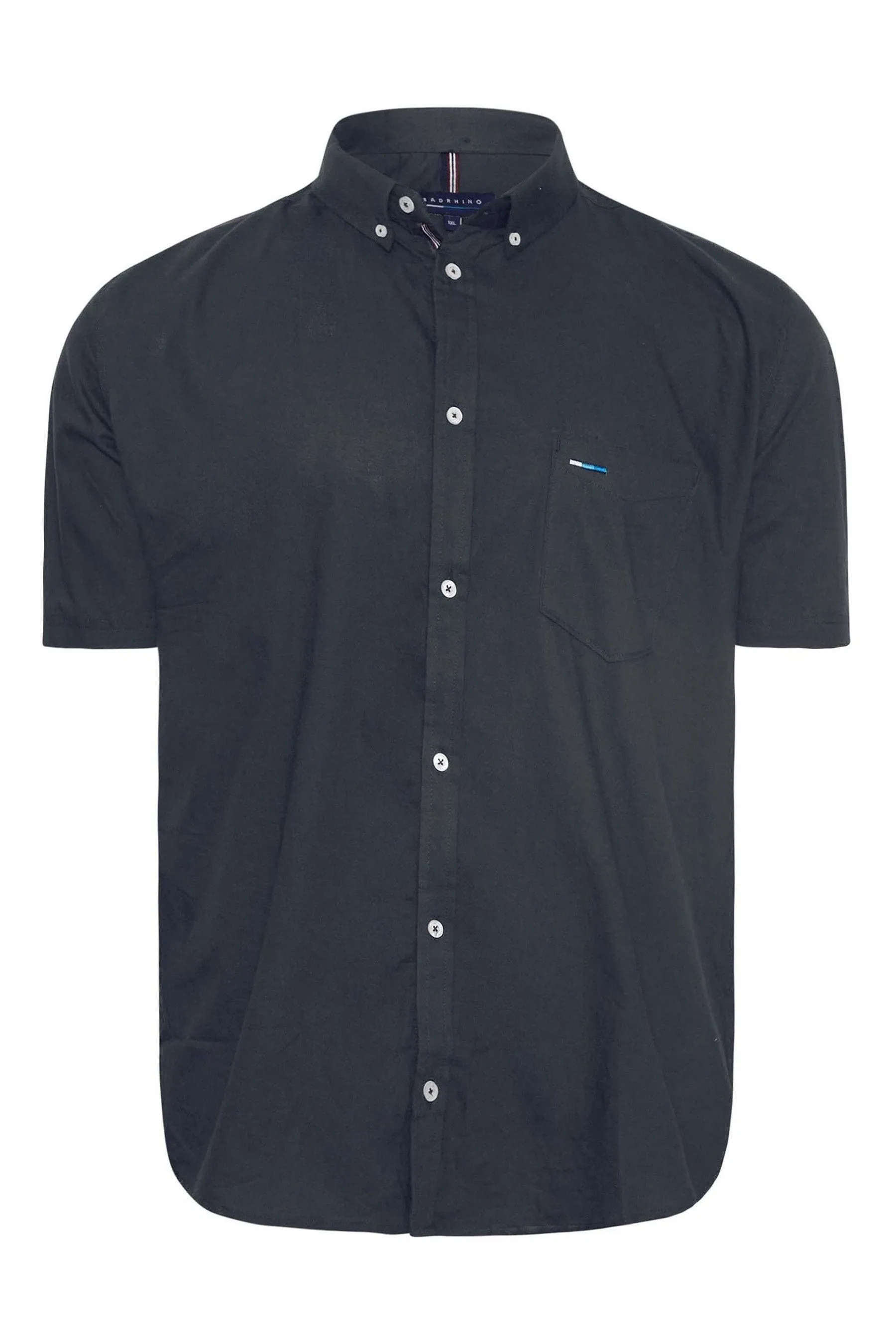 BadRhino - Big &Tall Manica corta Oxford - Camicia
