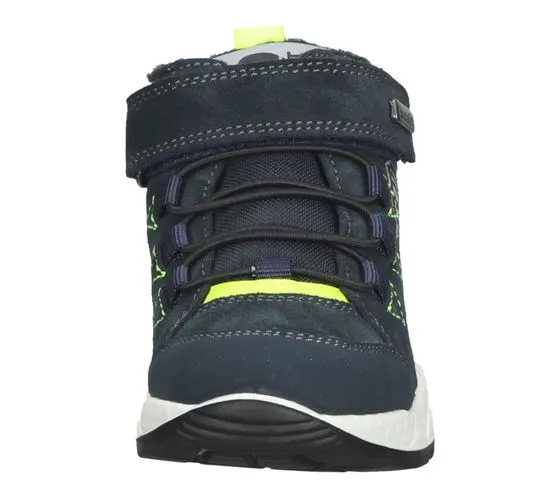 bama scarpe per bambini in vera pelle con scarpe di transizione bama-TEX con chiusura in velcro 1085006 blu scuro