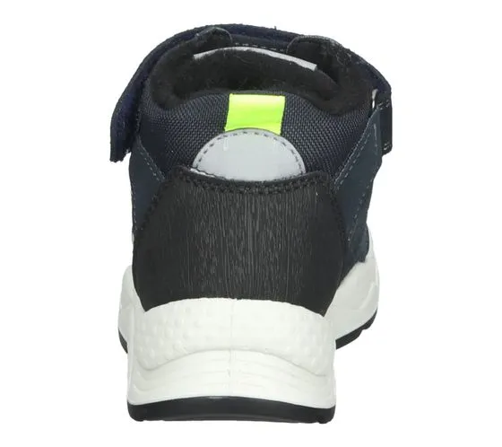 bama scarpe per bambini in vera pelle con scarpe di transizione bama-TEX con chiusura in velcro 1085006 blu scuro