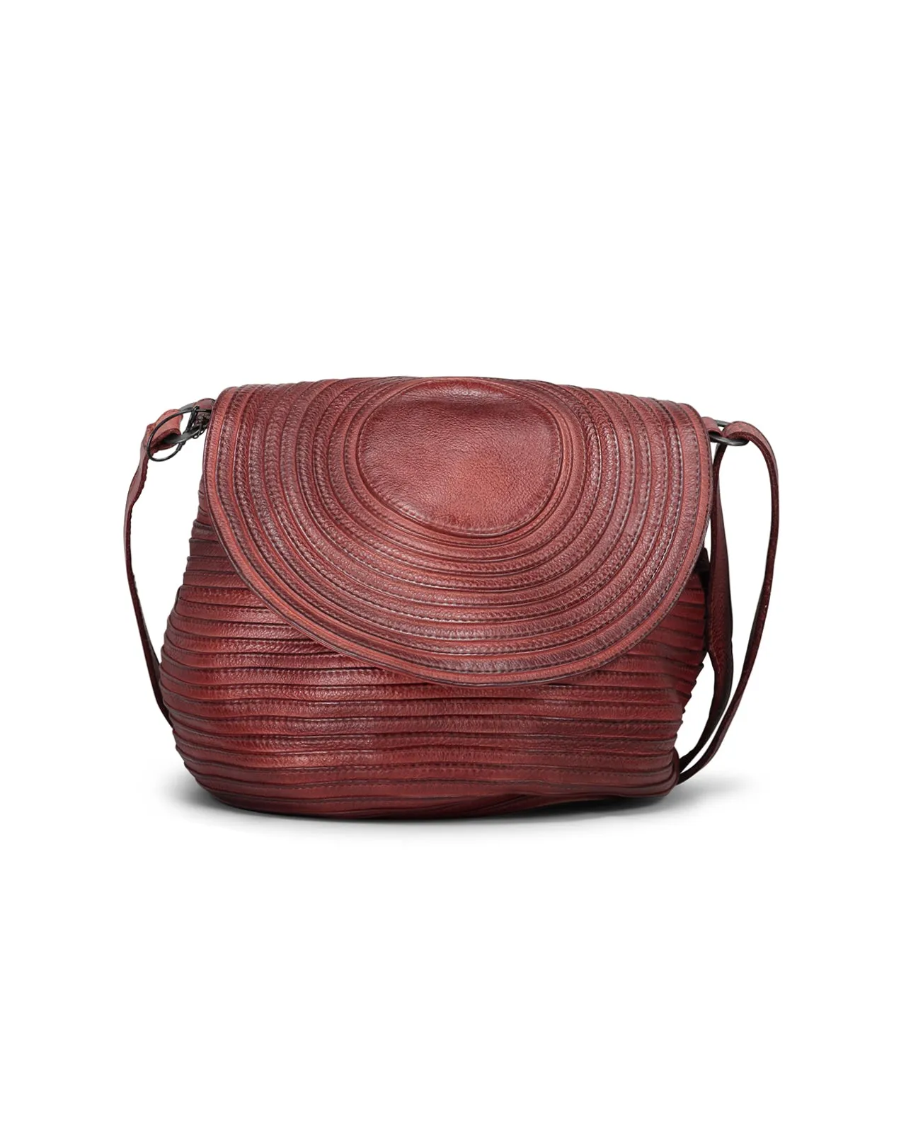 Borsa 9155 pelle rosso borgogna