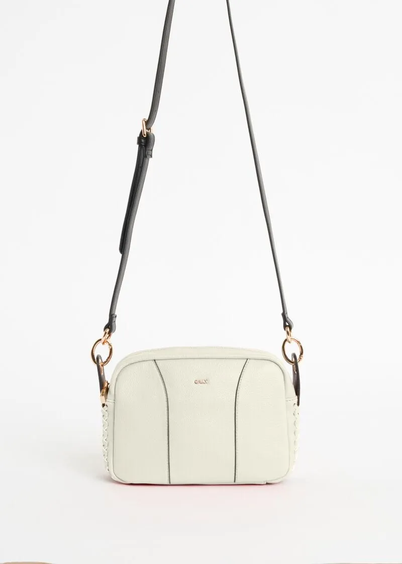 Borsa crossbody con intreccio