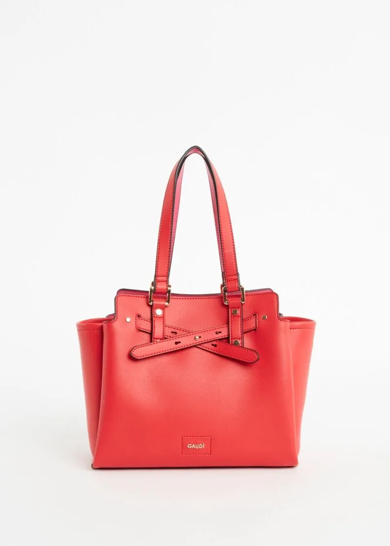 Borsa shopper con bottoni