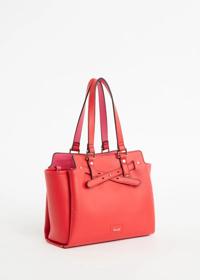 Borsa shopper con bottoni