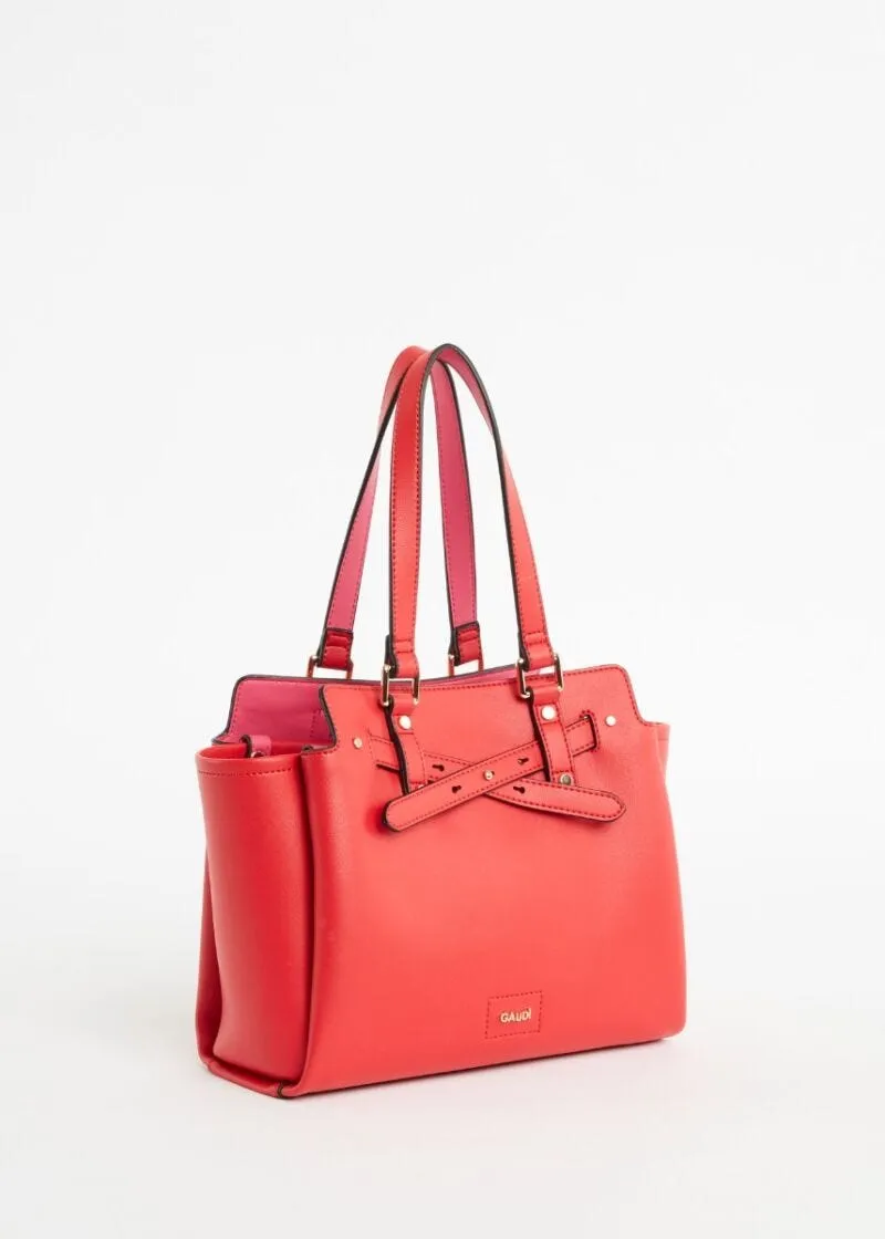 Borsa shopper con bottoni