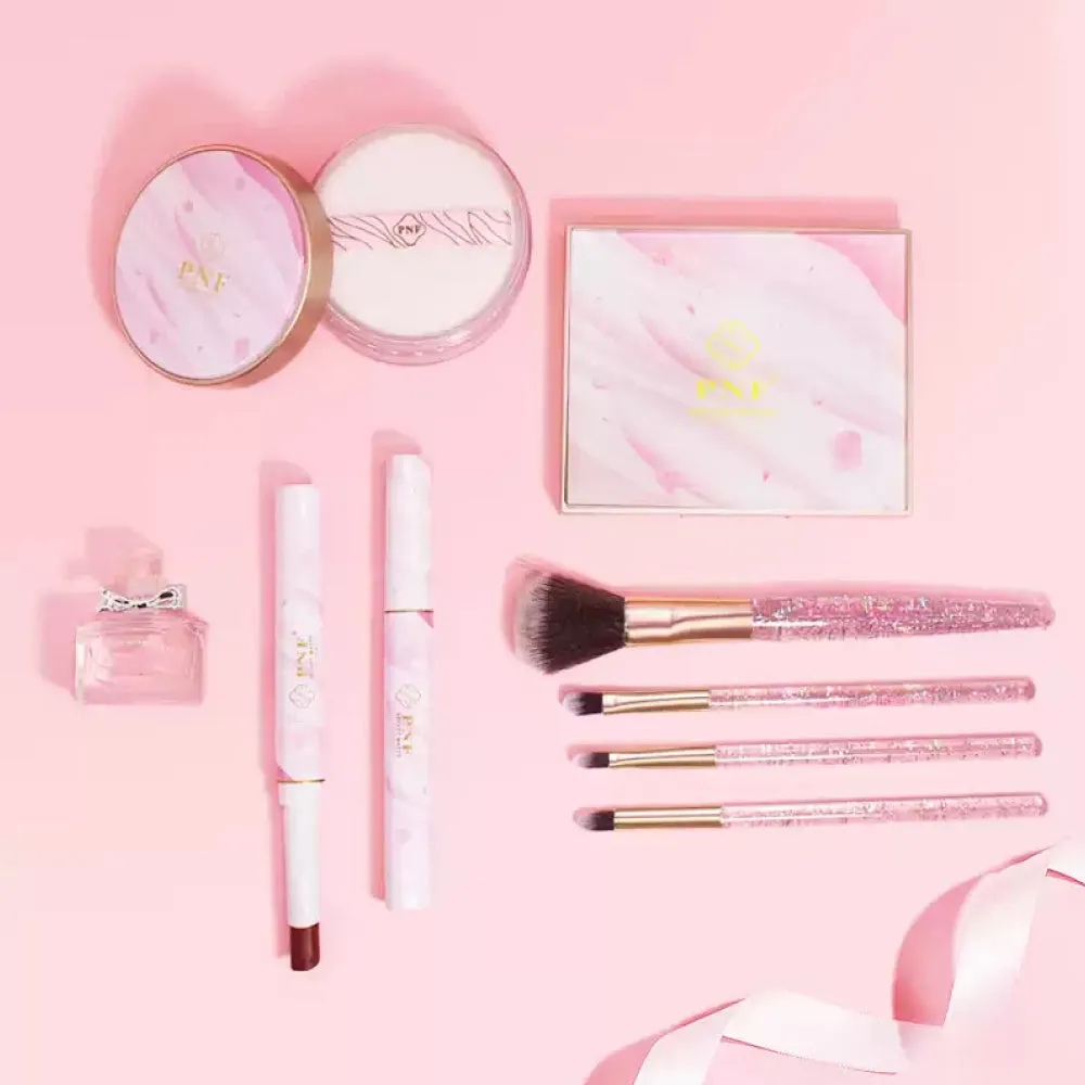 Box bellezza set da 13 accessori e specchio interno