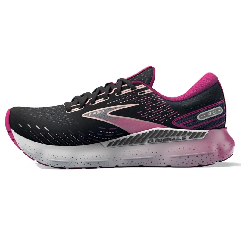 Brooks Glycerin Gts 20 Nero Fucsia - Scarpe Running Donna