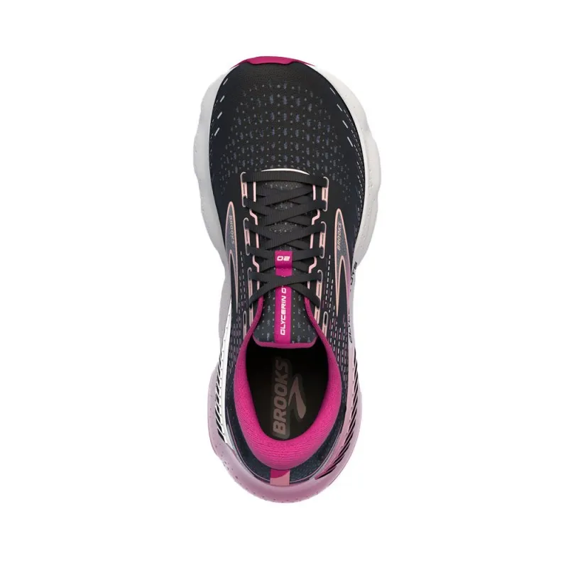 Brooks Glycerin Gts 20 Nero Fucsia - Scarpe Running Donna