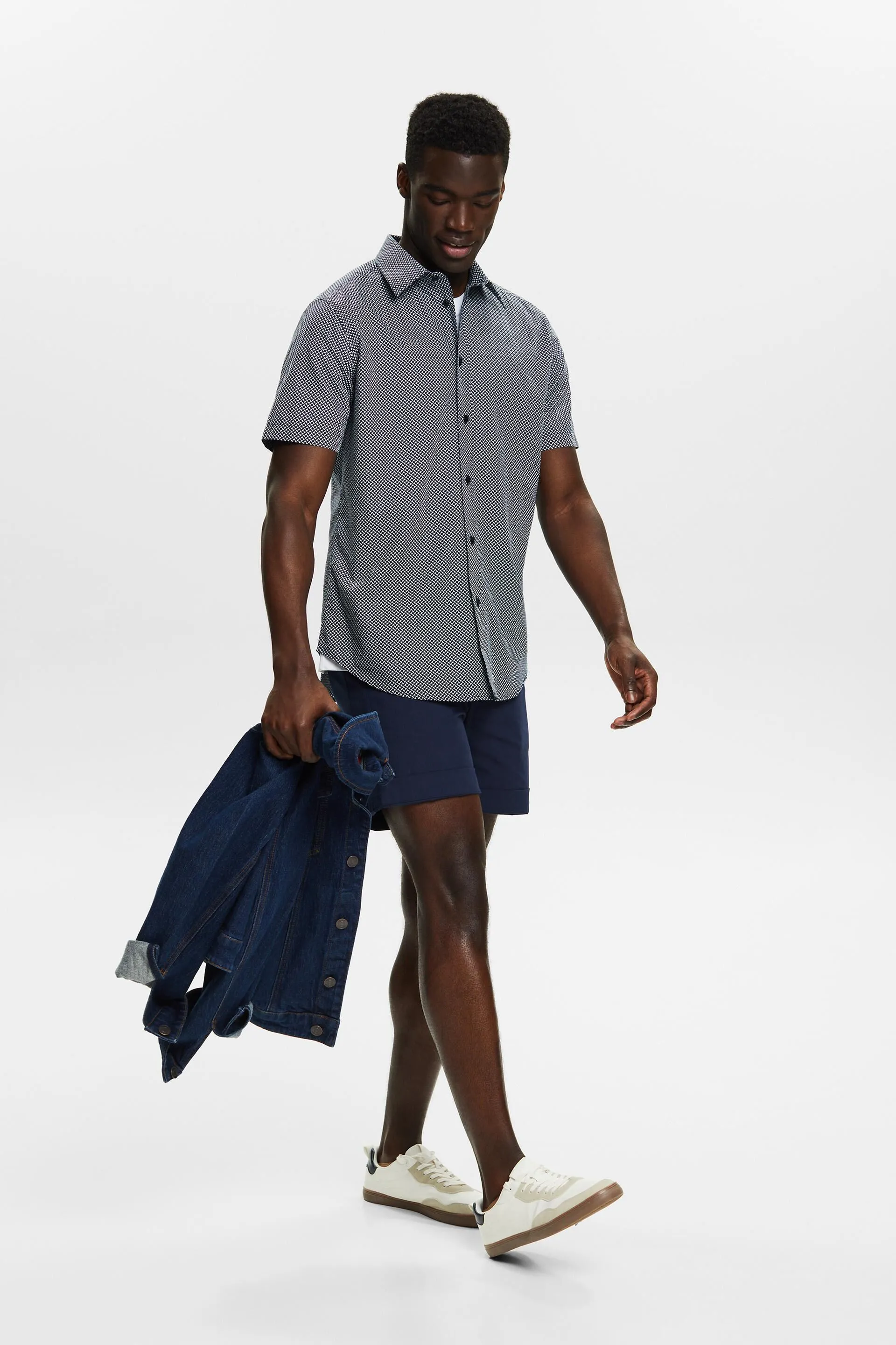 Camicia a maniche corte con stampa