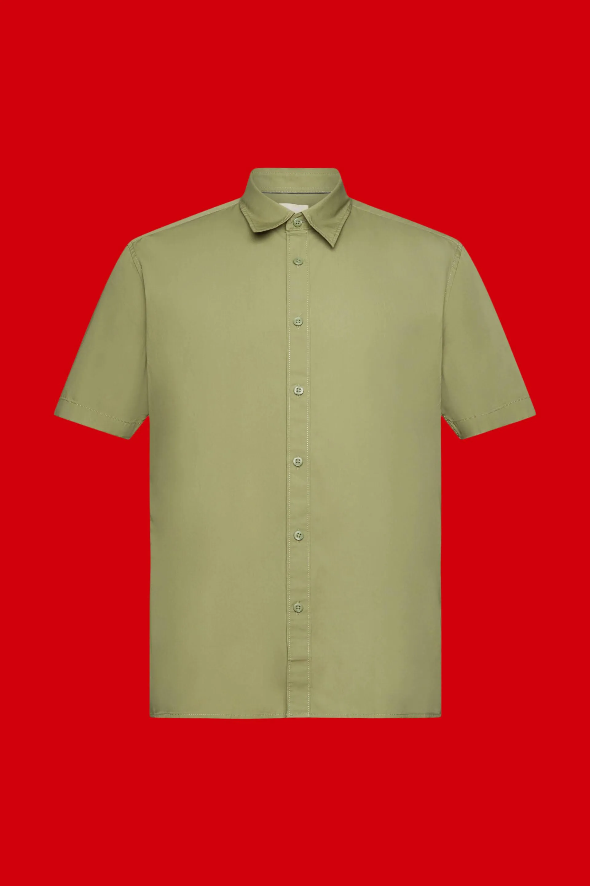 Camicia a maniche corte in cotone sostenibile