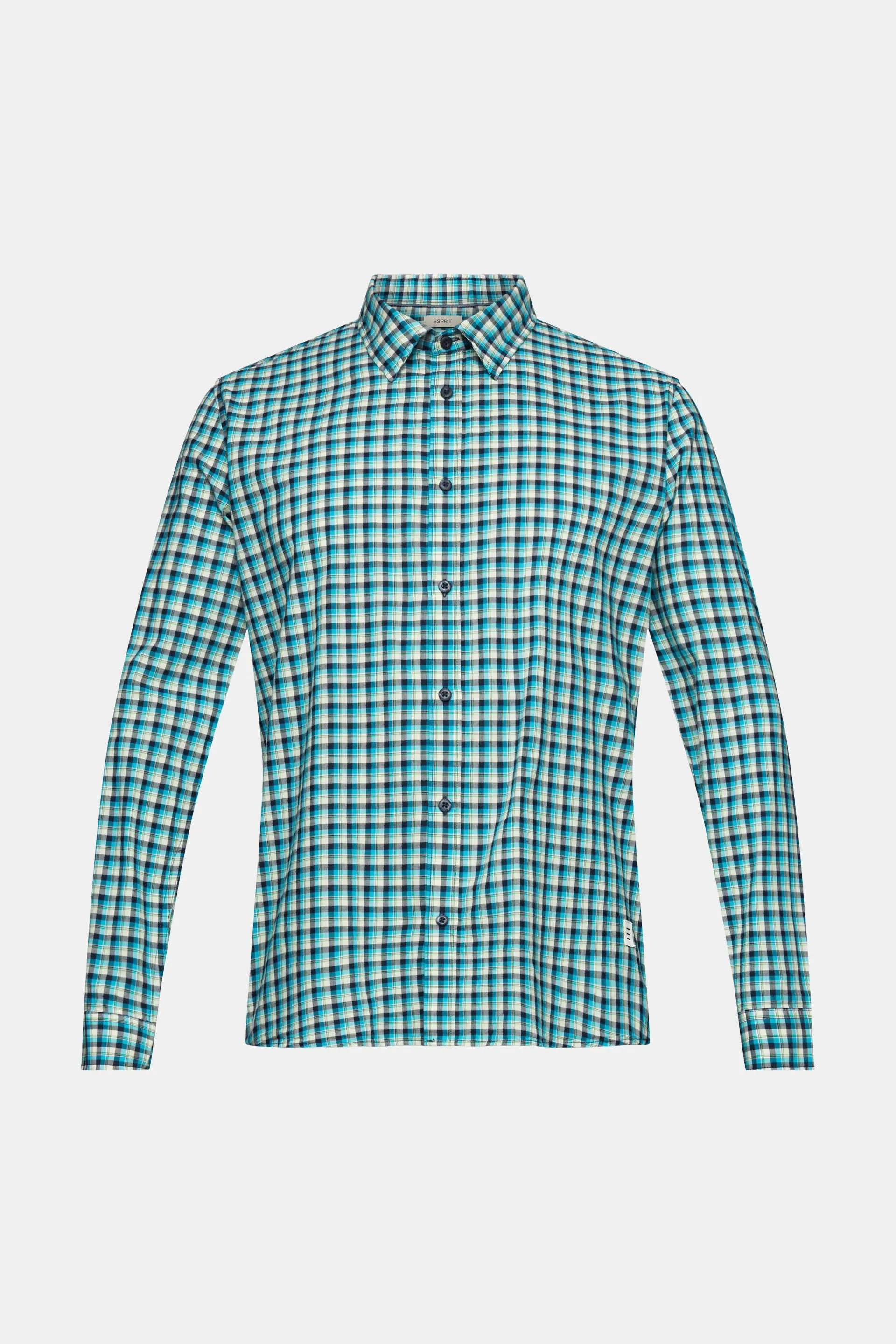 Camicia a scacchi in cotone sostenibile