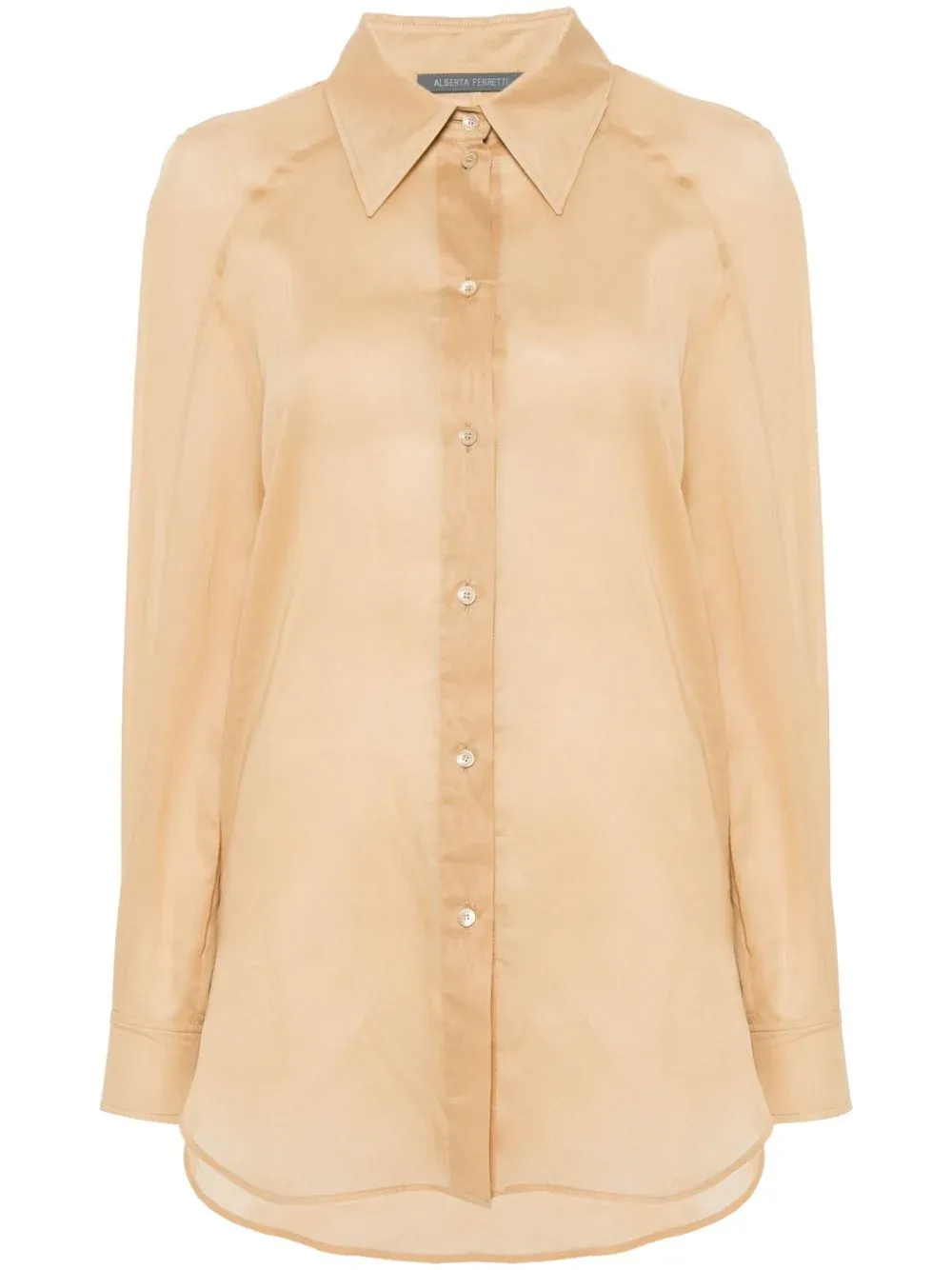 CAMICIA BEIGE IN COTONE