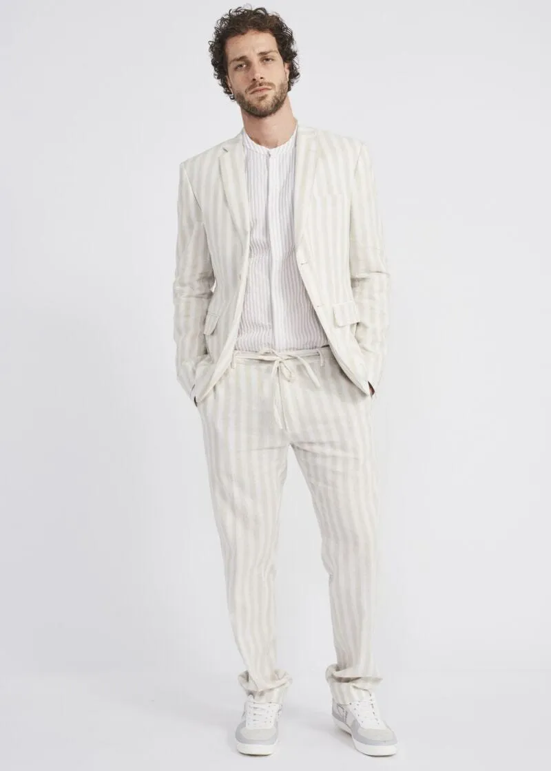 Camicia con collo alla coreana