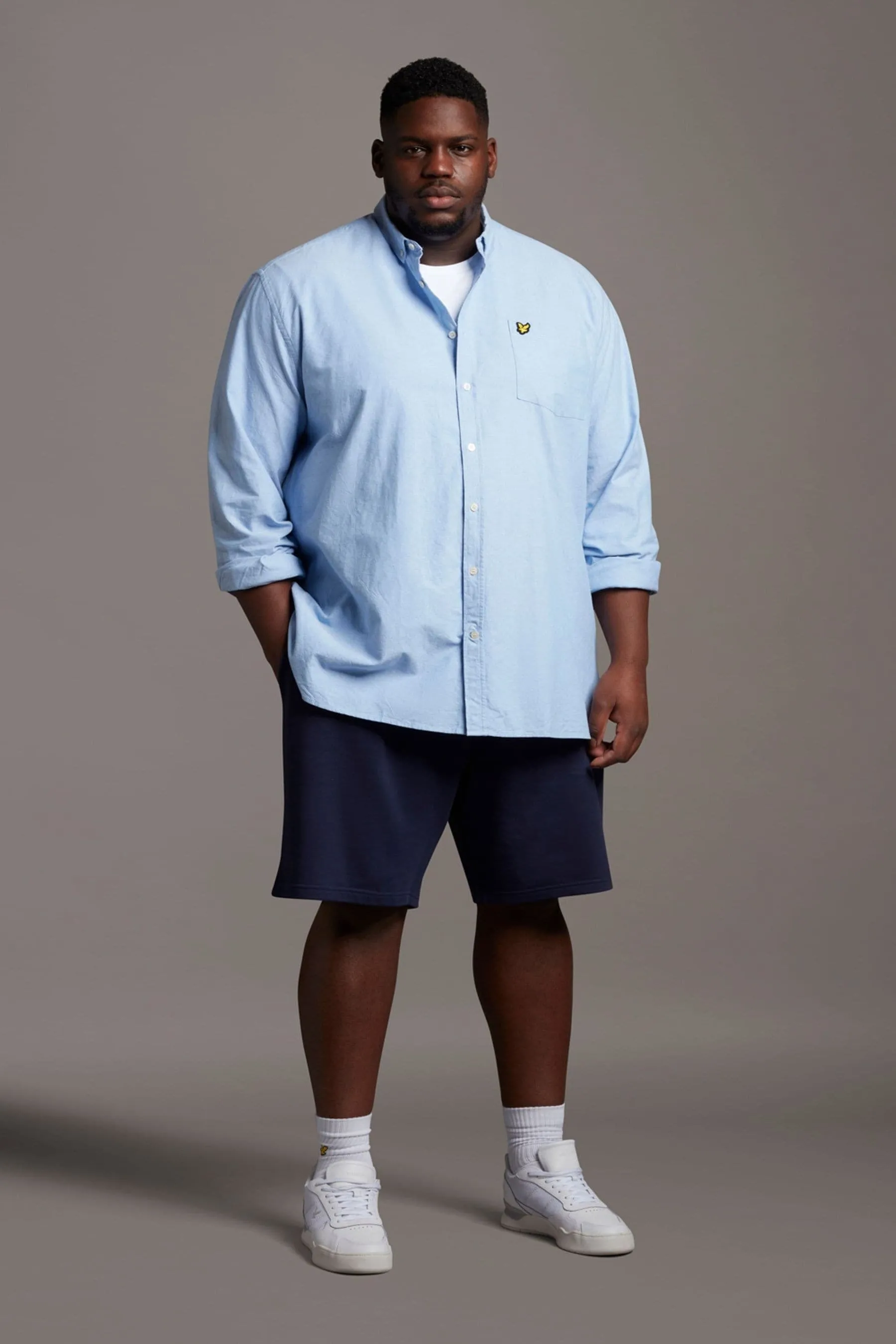 Camicia corta Oxford Lyle & Scott Plus Size
