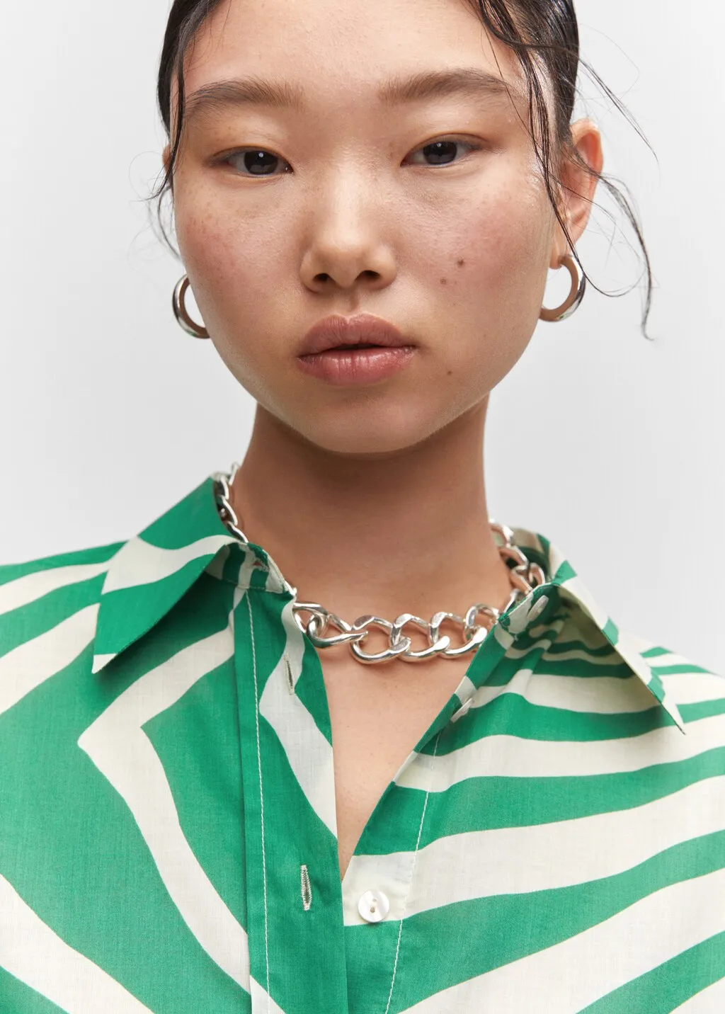 Camicia cotone stampata