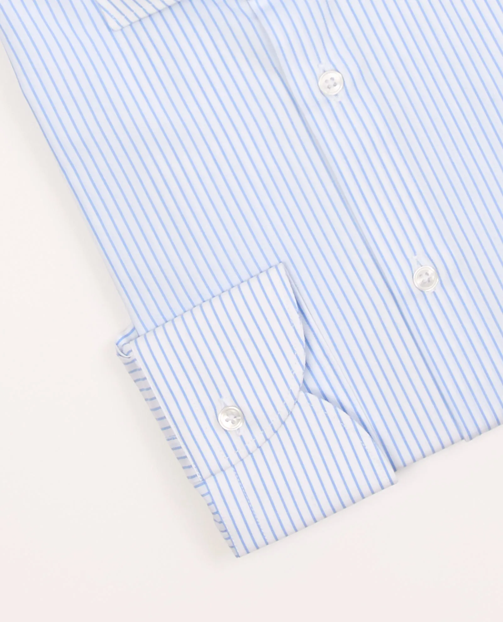 Camicia custom fit Sette/Mezzo a righe strette
