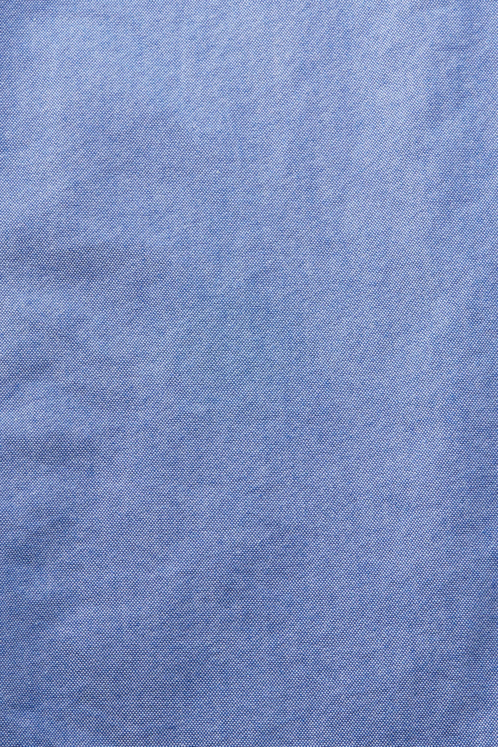 Camicia in popeline di cotone con colletto button down