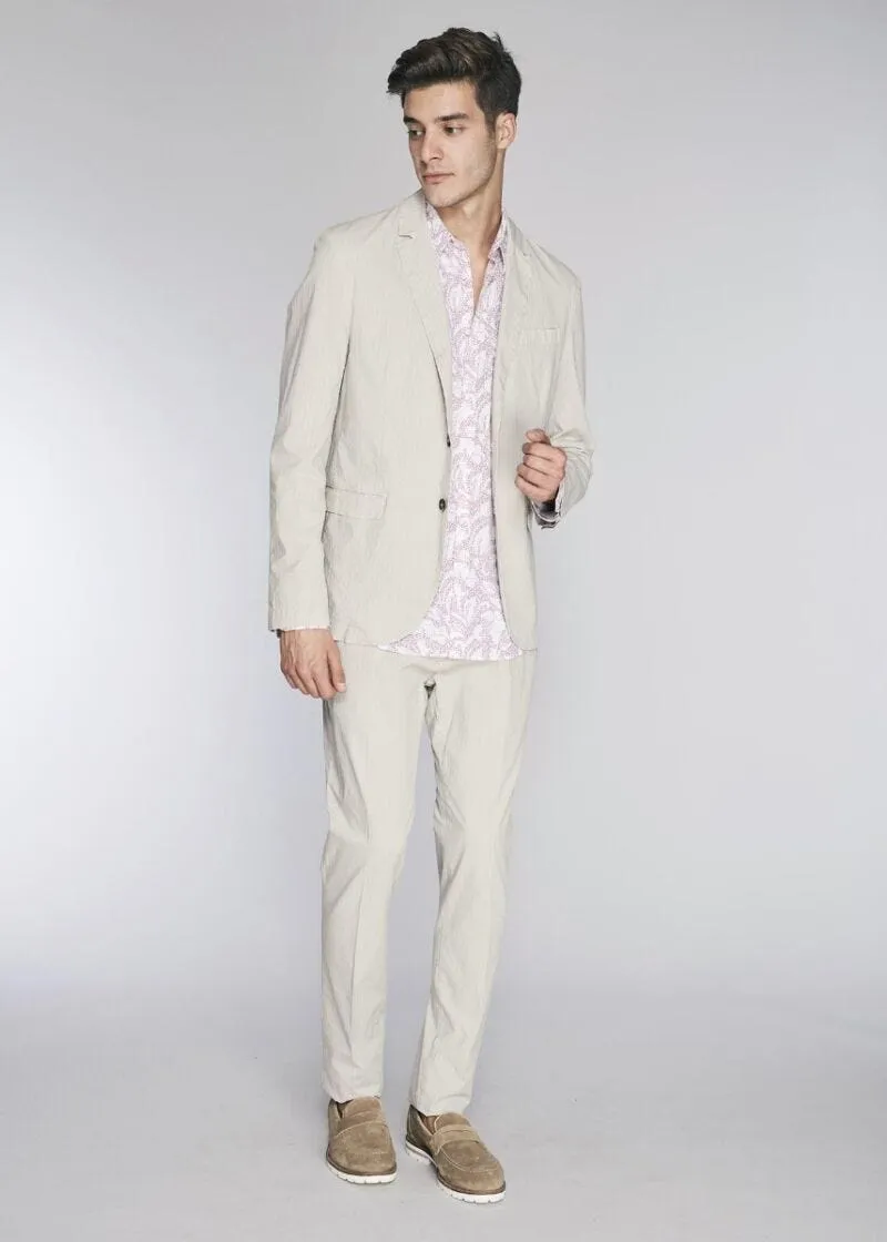 Camicia in popeline di cotone stampata