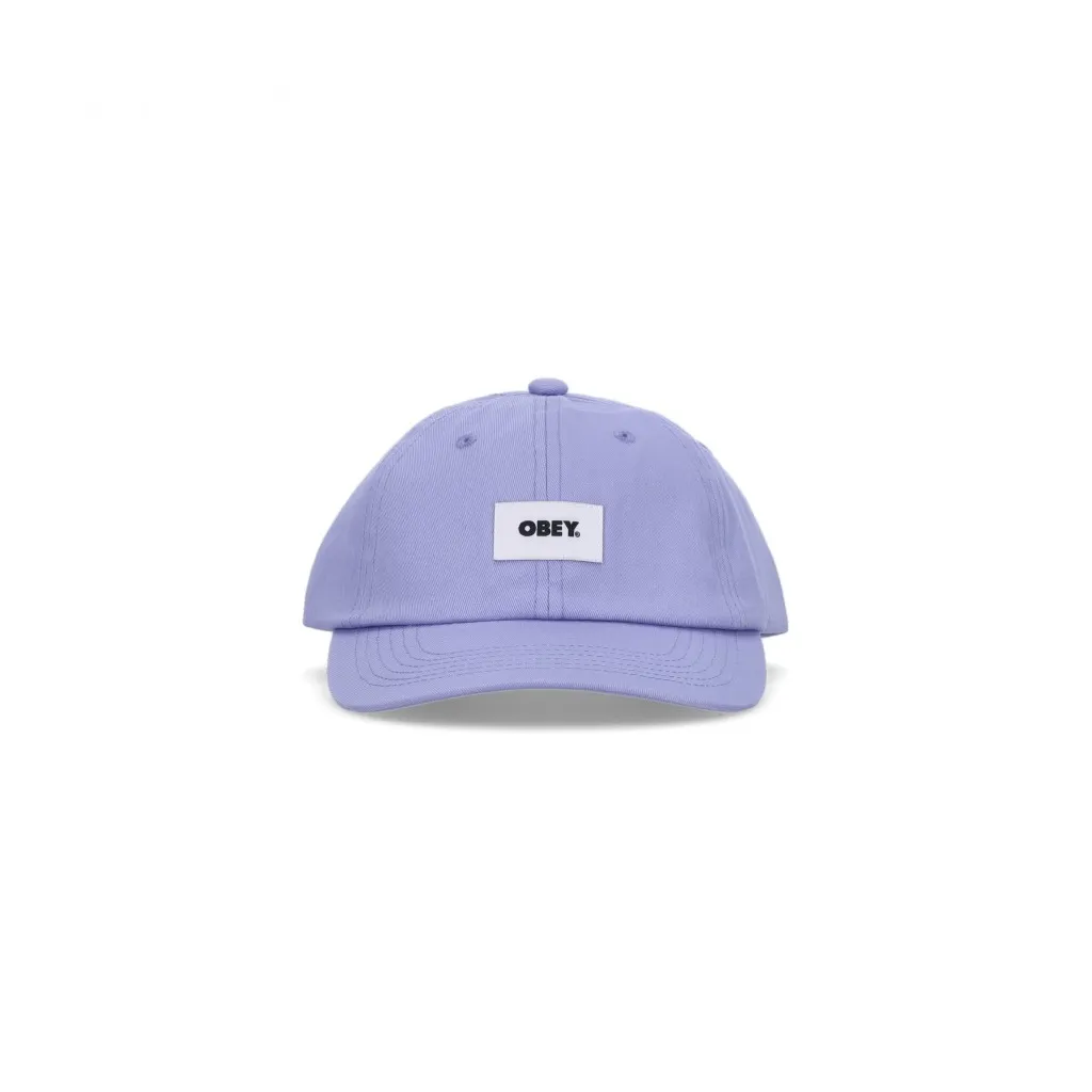 cappellino visiera curva uomo bold label organic 6 panel DIGITAL VIOLET