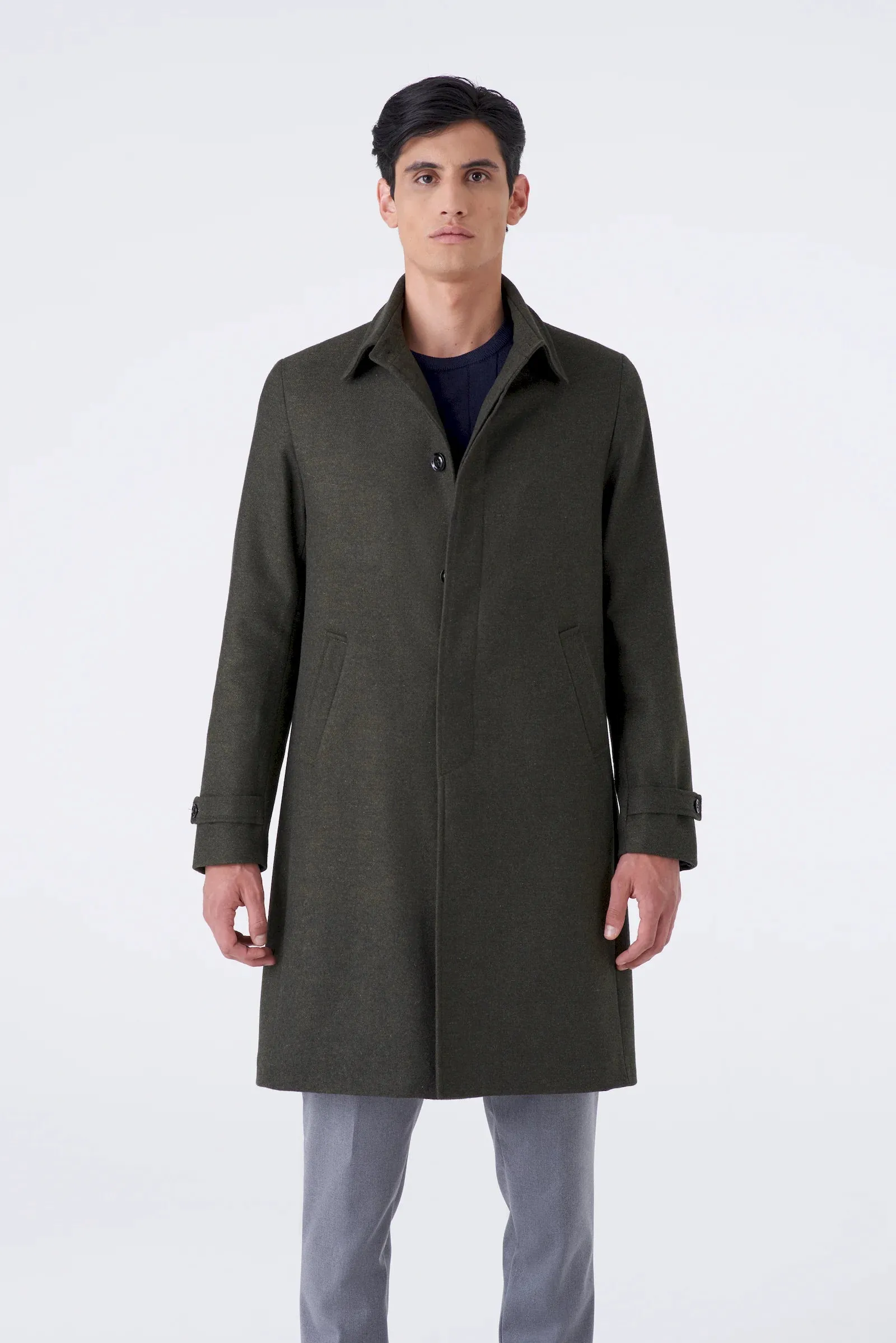 Cappotto loden in misto lana