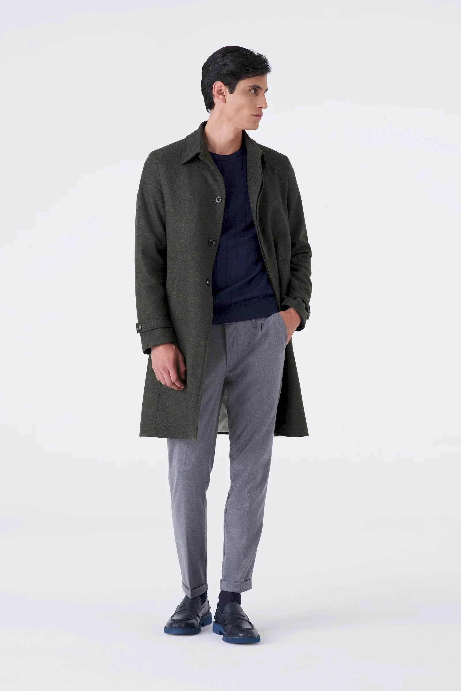 Cappotto loden in misto lana