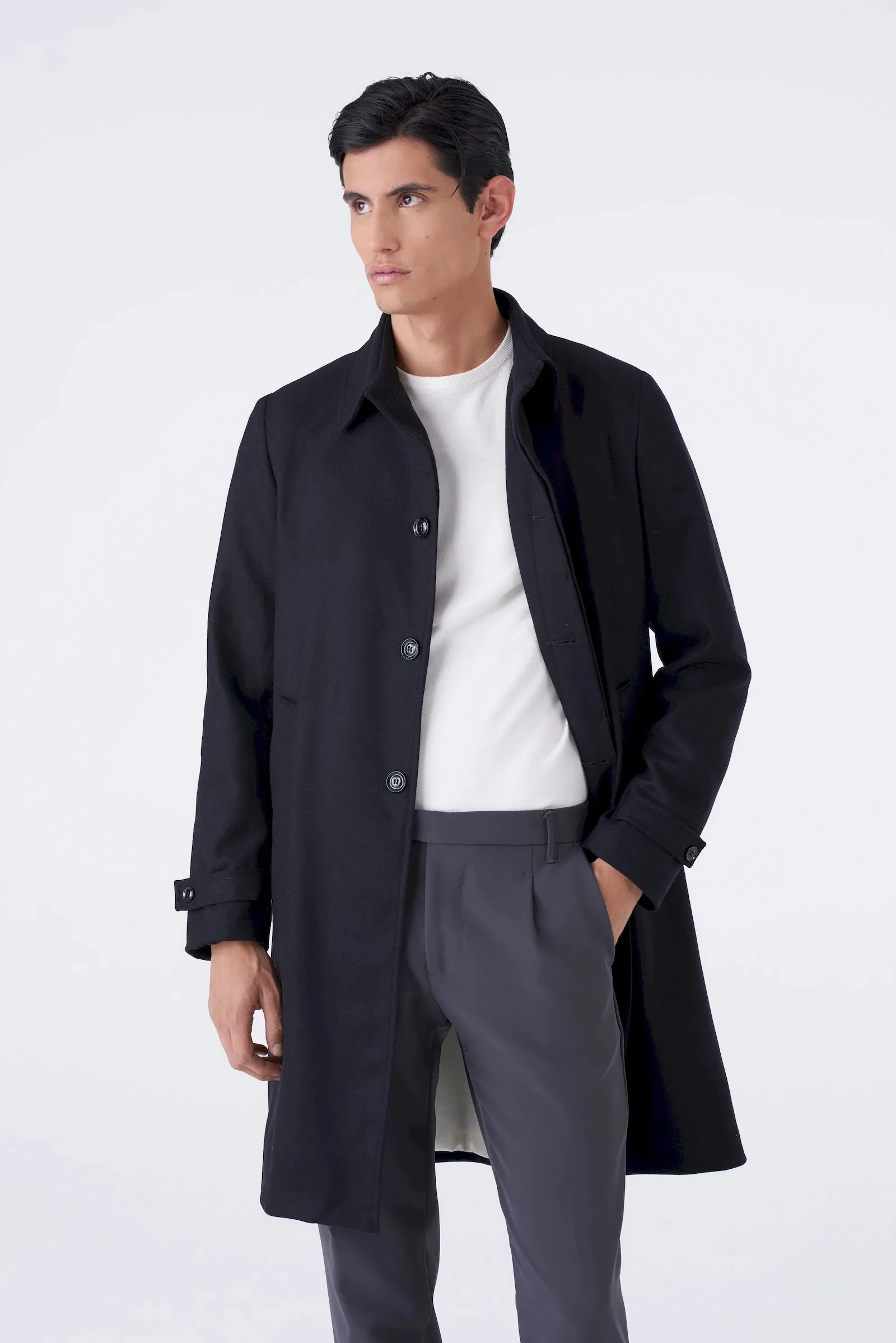 Cappotto loden in misto lana